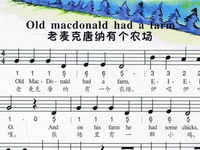 老麦克唐纳数字简谱_在线收听 Tt Mm. Jane 荔枝