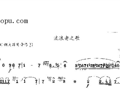 流浪者之歌 民乐类 竹笛1