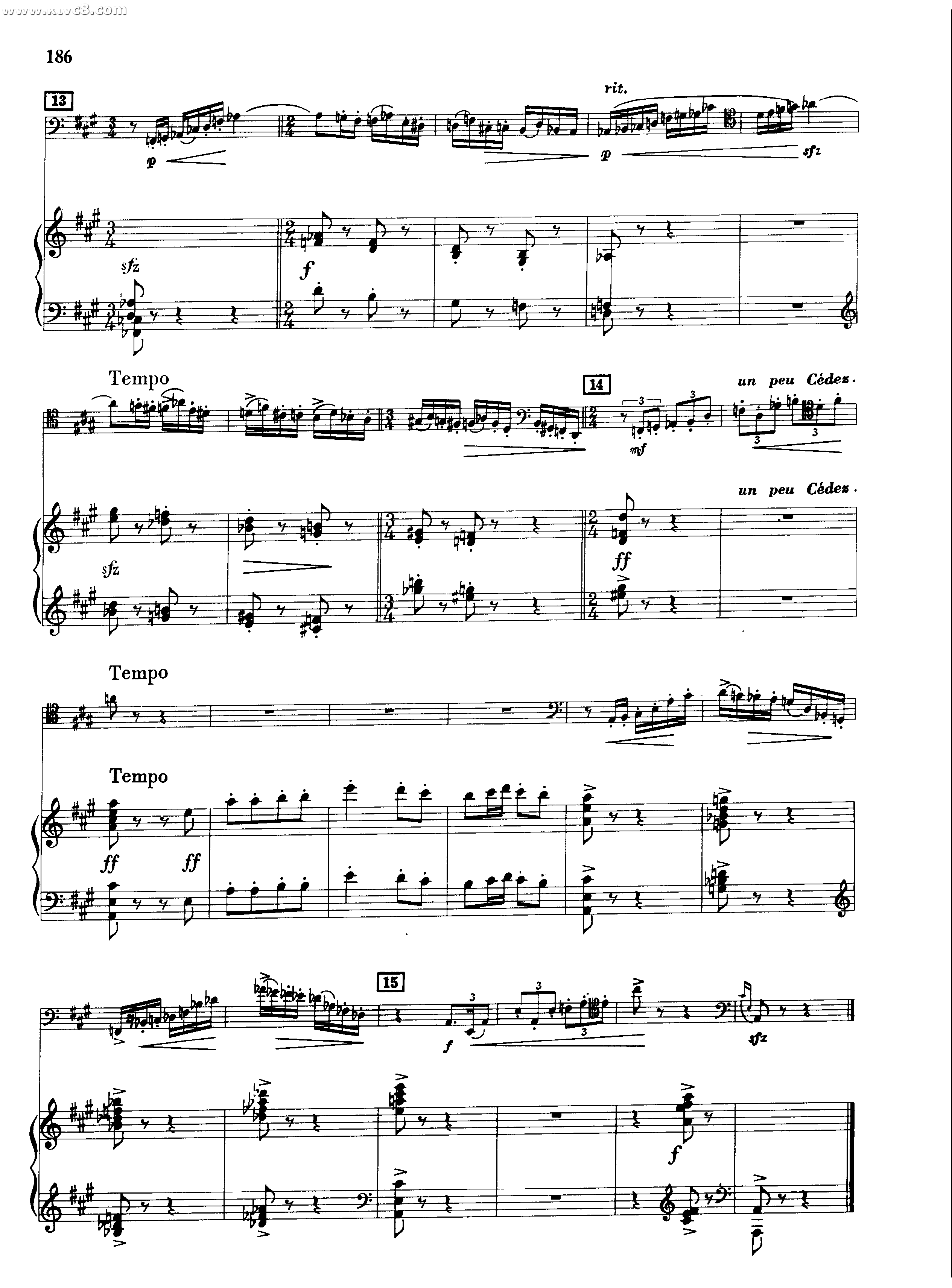 西西里舞曲钢琴谱 -福莱-琴艺谱