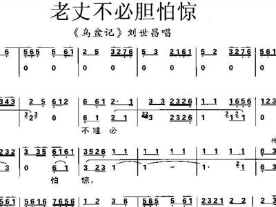 豫剧唱段众位英雄跪在地曲谱_王红丽豫剧唱段曲谱(5)