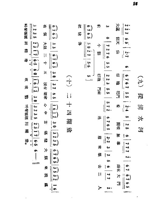 坠子曲谱_河南坠子曲谱简谱