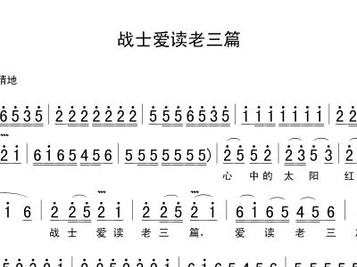 战士的爱简谱_战士为国守安详简谱(4)