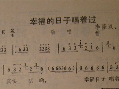 幸福的日子简谱_一起走过的日子简谱(3)