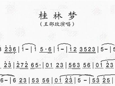 桂林渔鼓曲谱旧版_桂林渔鼓
