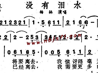 没有眼泪没有简谱_没有眼泪没有悲伤简谱(3)