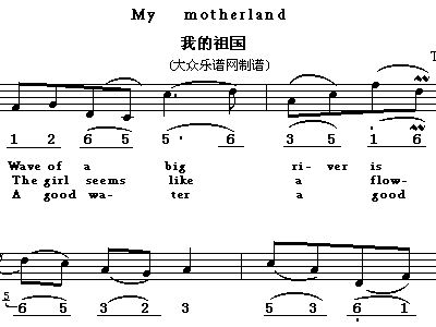 mother简谱_儿歌简谱(2)