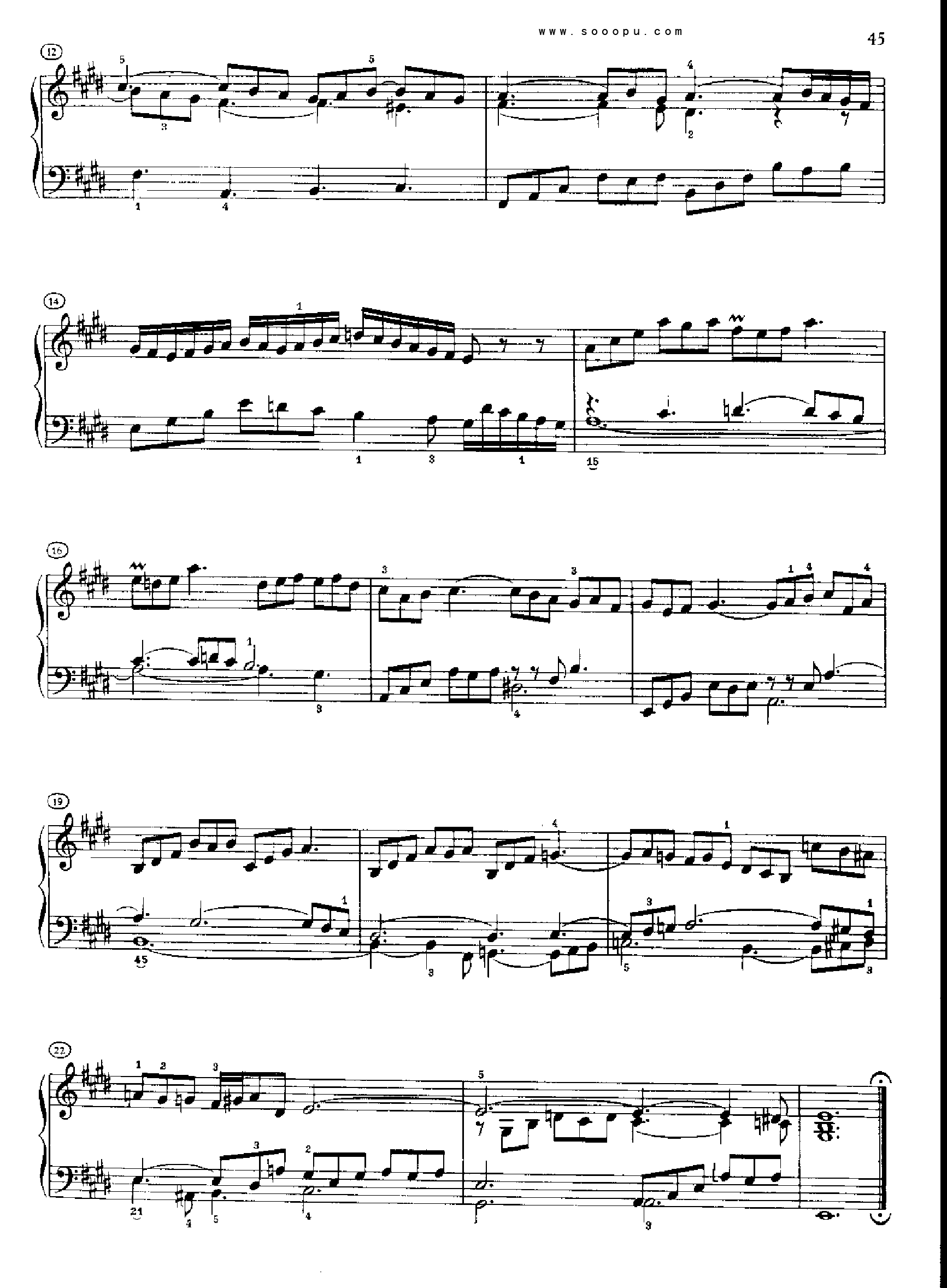 平均的曲谱_钢琴简单曲谱(3)