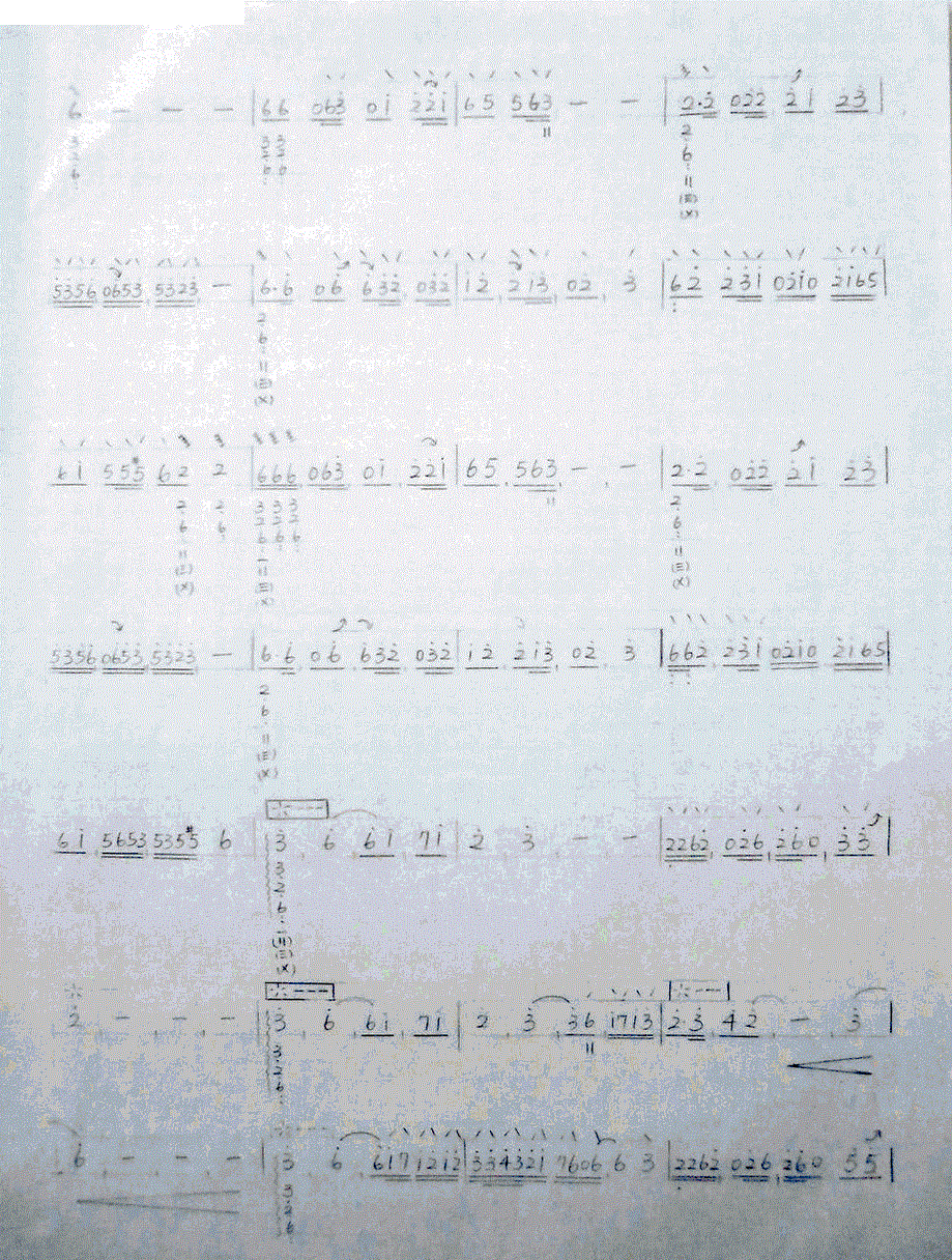 新编十面埋伏琵琶曲谱_十面埋伏琵琶曲谱