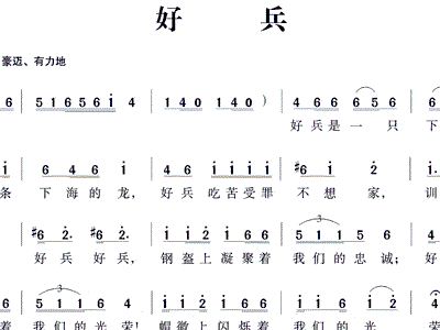 小兵兵简谱_我是勇敢小兵兵简谱(2)