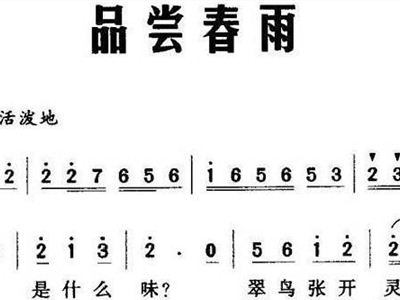 儿歌春雨曲谱_春雨沙沙儿歌钢琴曲谱(3)