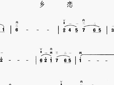 乡恋简谱歌谱_聆听 ▍回忆 1983年首届春晚,李谷一演唱 乡恋 ,经典