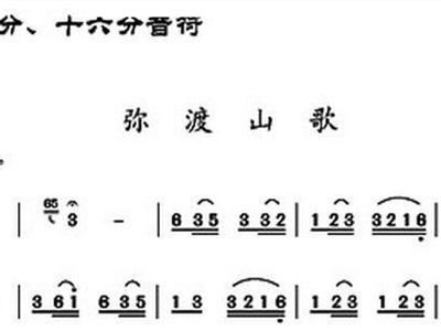 符八简谱(2)