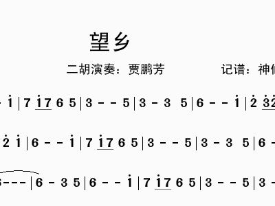 望乡简谱_望乡简谱满文军(2)