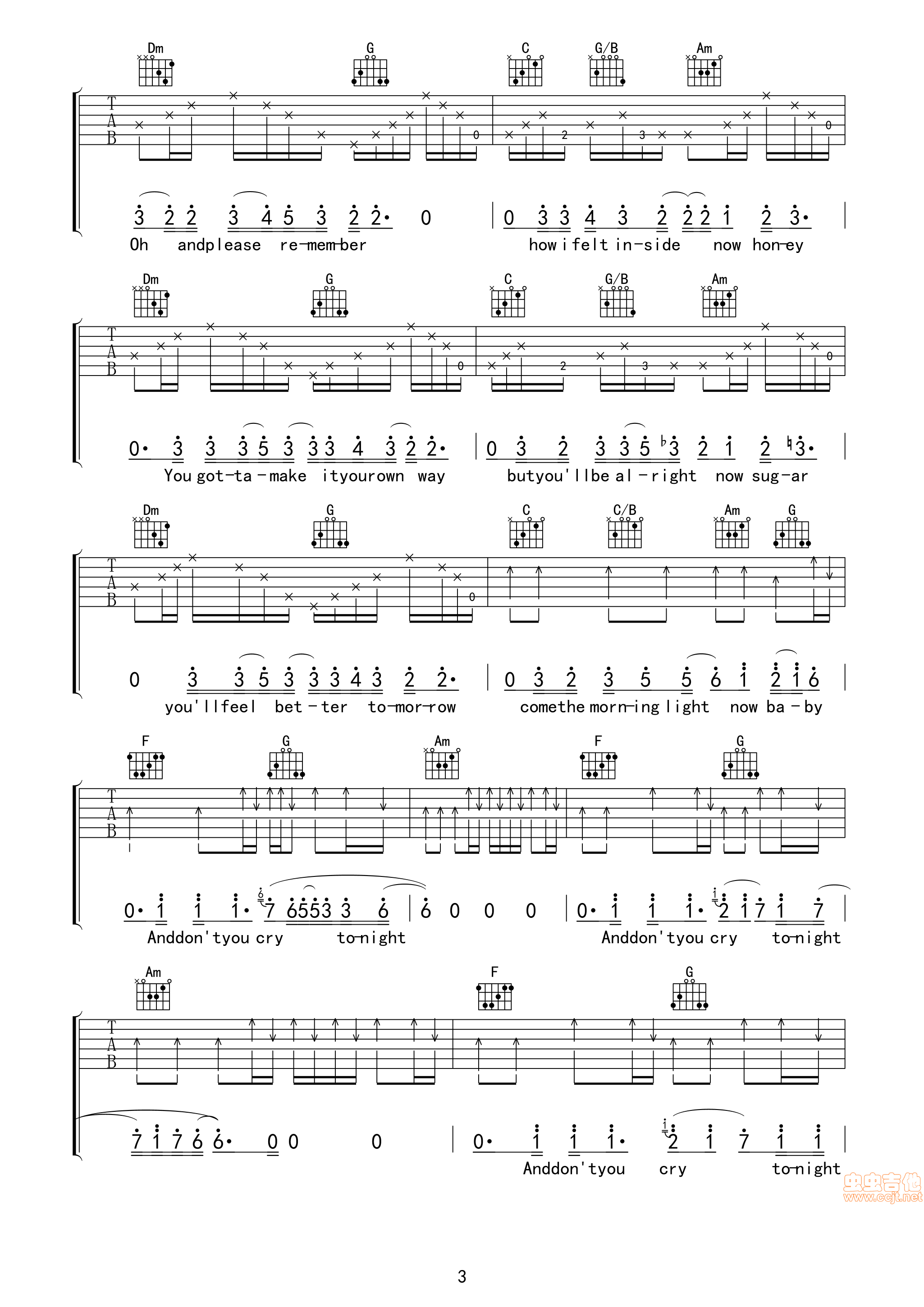 Don't Cry by Guns N' Roses - Guitar Tab Play-Along - Guitar Instructor