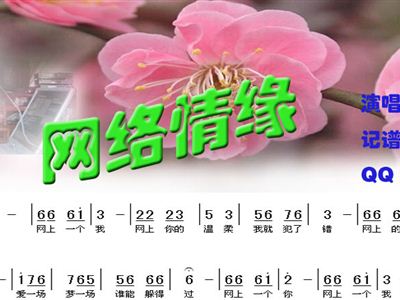 网络情缘曲谱_白兰花情缘中盘兰曲谱