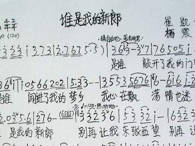 美丽的新娘简谱_美丽的神话简谱(3)