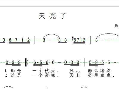 韩红天亮了简谱_韩红天亮了教唱简谱(2)