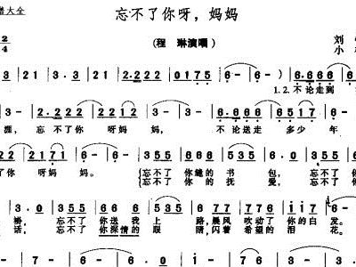 忘不了简谱歌谱_不忘初心简谱歌谱(2)