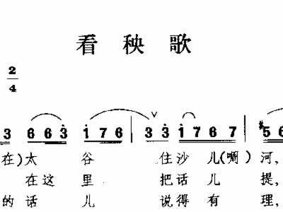 秧歌曲谱_大秧歌电视剧(4)