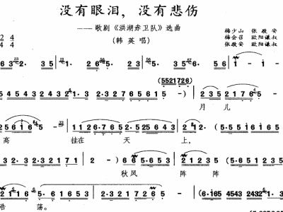 没有眼泪没有悲伤曲谱_没有眼泪没有悲伤简谱