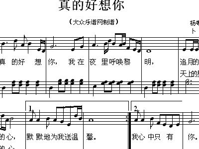真的好想你 成人钢琴弹唱