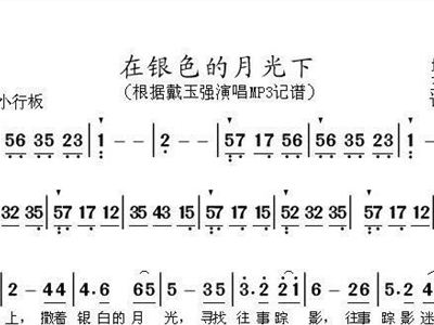 银色的桦树林简谱_小星星简谱(2)