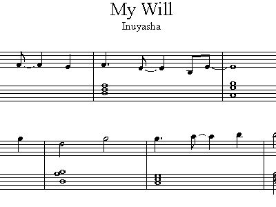 will简谱_儿歌简谱(3)