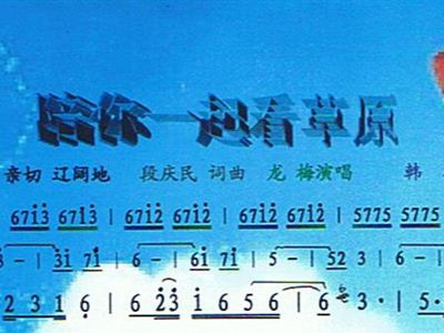 陪一起看草原简谱_陪你一起看草原简谱(3)
