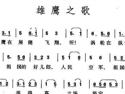 雄鹰曲谱图片_雄鹰展翅图片(3)