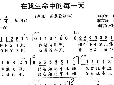 在我生命中的每一天