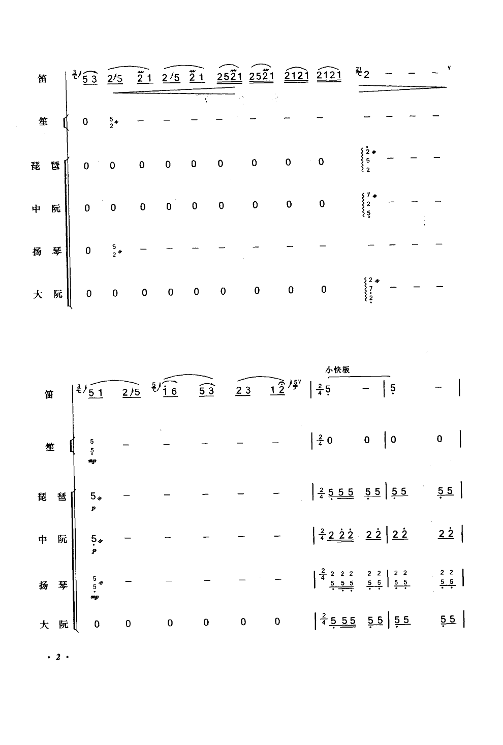 笛子独奏简谱_梁祝笛子独奏简谱(2)