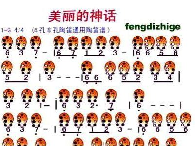 美丽的神话 六孔 八孔通用