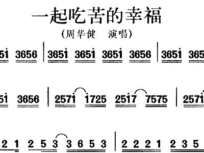 一起幸福简谱_幸福中国一起走简谱(3)