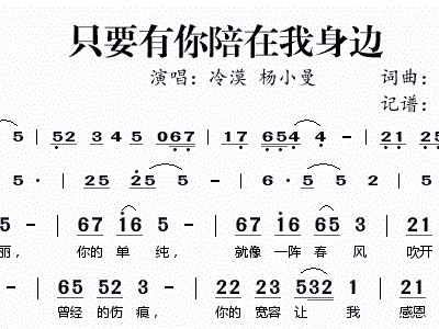 只要有你简谱_只要有你简谱歌谱(2)