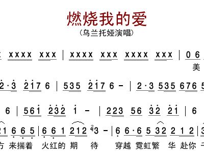 燃烧的蔬菜简谱_燃烧吧蔬菜简谱