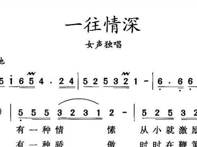 为什么我对你一往情深曲谱_岁月负我一往情深