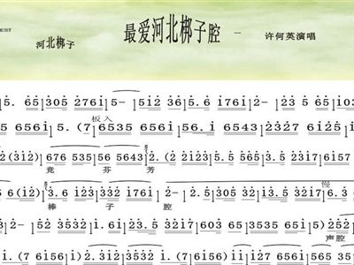 河南梆子腔简谱_河南梆子腔