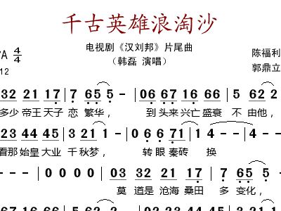 浪淘沙简谱_浪淘沙北戴河简谱(2)