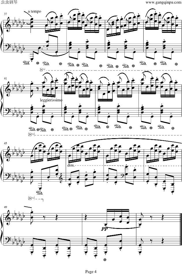 肖邦练习曲op25no9