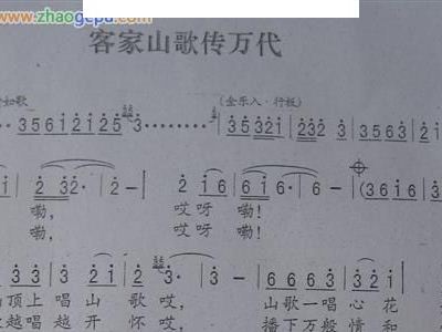 万代简谱_千秋万代留美名 简谱 曲谱库