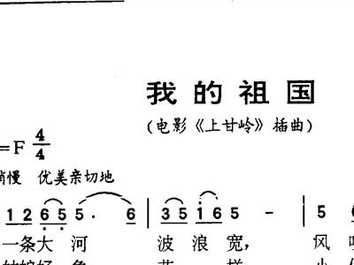 上甘岭插曲简谱_上甘岭简谱图片