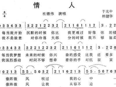情人简谱歌谱_初恋情人简谱歌谱(3)