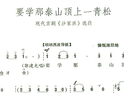 泰山青松简谱_泰山青松图片大全