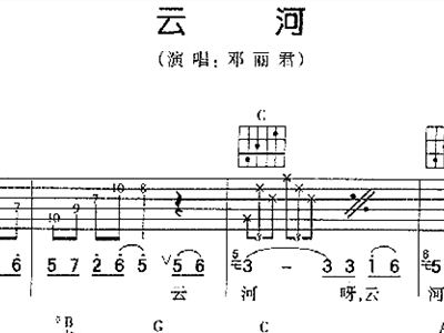 云河简谱_云河简谱萨克斯