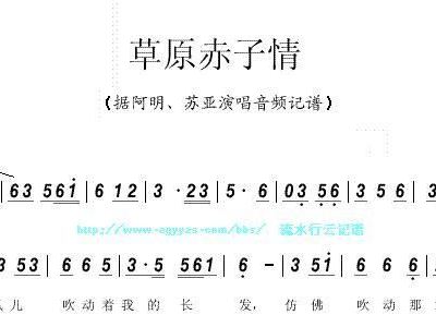 简谱赤子_陈情令赤子笛子简谱