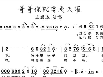 简谱走天涯_曾梦想仗剑走天涯简谱