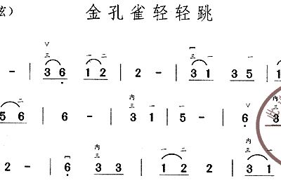 孔雀轻轻跳简谱_金孔雀轻轻跳简谱教唱