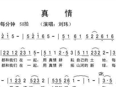 相关歌谱[歌谱] 真情 版 刘玮 (1p 742x596 )[歌谱] 真情 刘玮 (1p 742x5