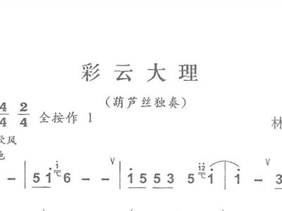 大理简谱_去大理简谱(3)