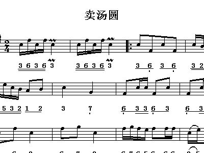 渴望葫芦丝简谱(3)